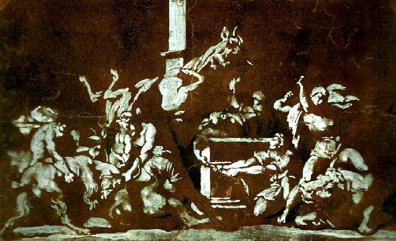 Theodore   Gericault sacrifice antique china oil painting image